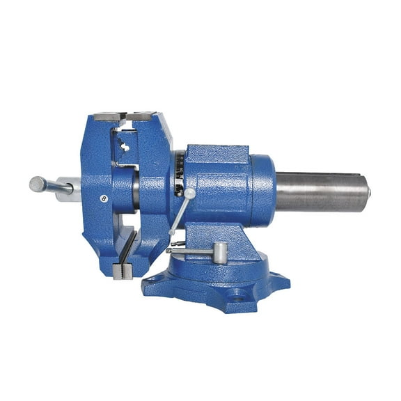 ALL-CARB 5" Heavy Duty Swivel Multi-Purpose Rotating Bench Vise 360 Degrees Rotation
