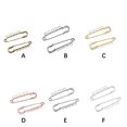 thumbnail image 3 of Qarigey 10 Uds Pin anillo colgante múltiple plata Fibula accesorio de joyería herramienta broche plateado agujeros hallazgos ropa abrigo pequeña Accesorios de disfraces Plata Qarigey AP014444-05, 3 of 6