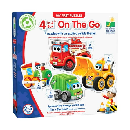 The Learning Journey My First Puzzles - 4 In A Box - On The Go: 20 Pcs