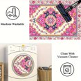 thumbnail image 6 of 1PC Floral Patterned Area Rug Partial Carpet, Lightweight Washable Easy-to-Manage Carpet Mat Festival Gift, Suitable for Living Room, Bedroom, Dining Room, Bathroom, Entryway, Room Accessones, 6 of 10