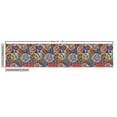 thumbnail image 3 of Ambesonne Mandala Fabric by the Yard Upholstery, Ethnic Folk Round Flowers, 1 Yard, Multicolor, 3 of 5
