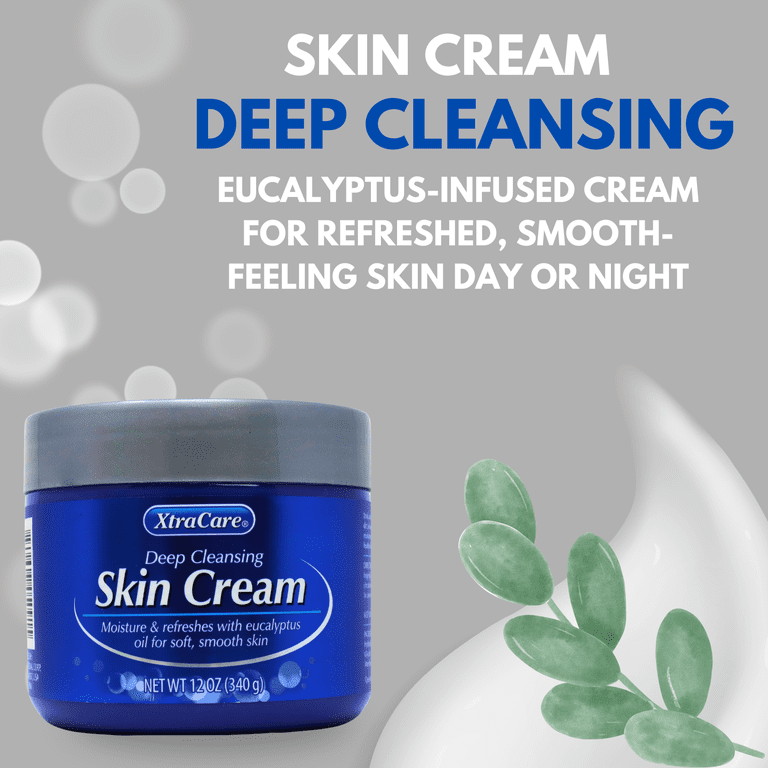XtraCare Deep Cleansing Skin Cream, Moisturizing Formula, 12 fl oz