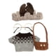 thumbnail image 1 of Ropa y accesorios para muñecas, conjuntos, juguetes de simulación, ropa para animales de peluche Gris A, 1 of 9