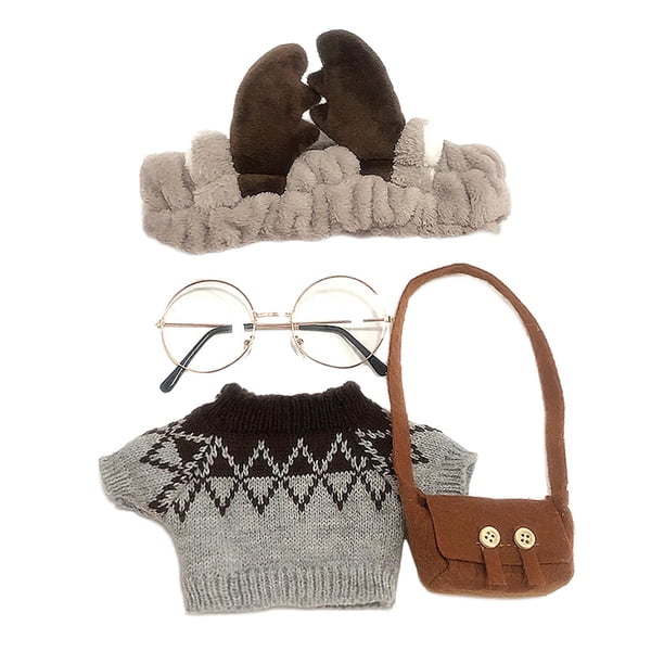 Ropa y accesorios para muñecas, conjuntos, juguetes de simulación, ropa para animales de peluche Gris A