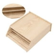 thumbnail image 1 of Bat Houses For Outdoors, Bat Box House, Handcrafted Weatherproof Bat Box, Durable Bat House Kit, Easy To Install One Way Bat Door Convenient For Bats To Land, 1 of 8