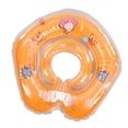 thumbnail image 3 of Anillo de natación inflable con forma de delfín para recién nacidos y bebés, seguro y ajustable, color naranja, 3 of 14