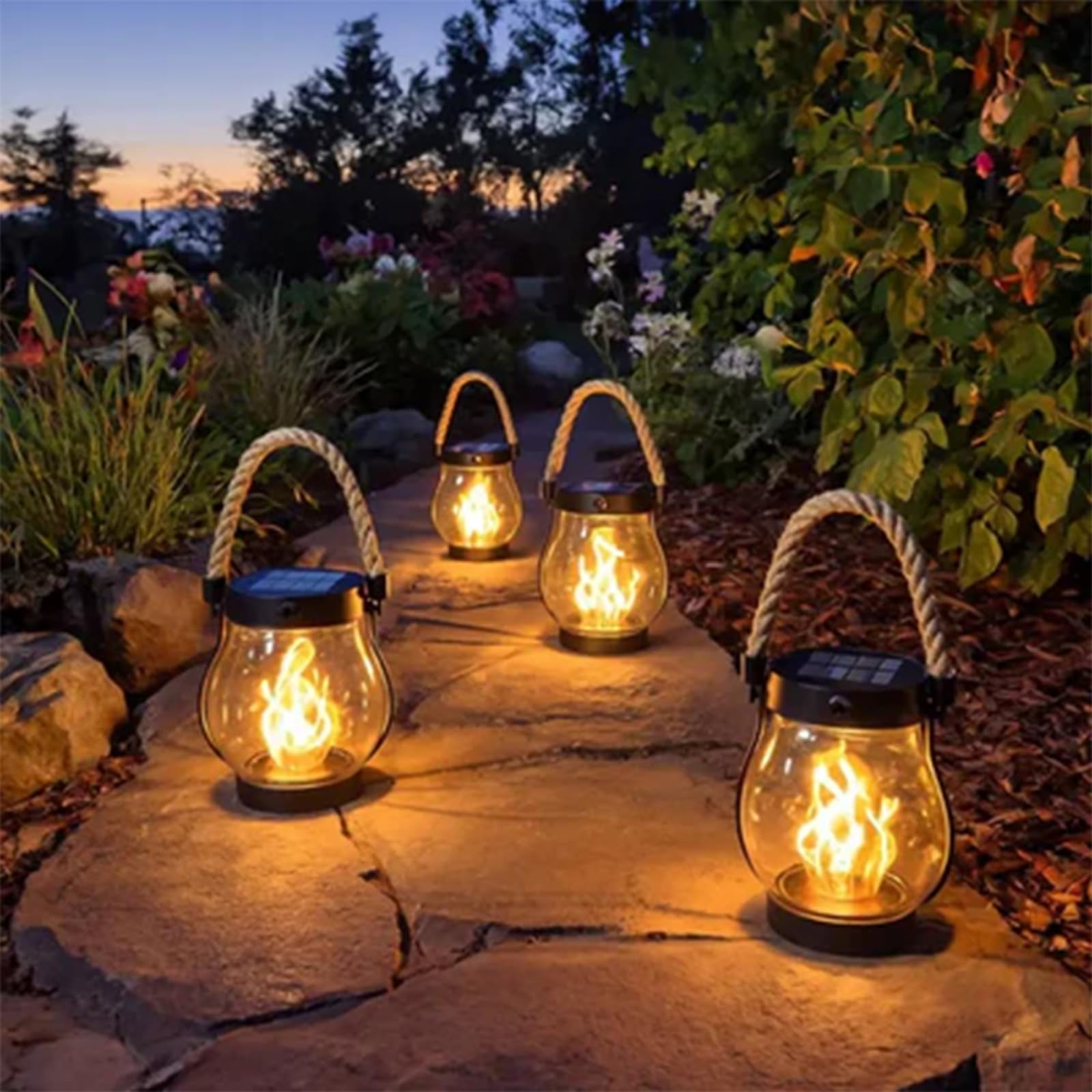 Kaliqo Solar Lantern Outdoor Lights, Similarlyl Solar