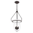 thumbnail image 5 of 50298-91-Livex Lighting-Canterbury - 4 Light Pendant-27 Inches Tall and 14 Inches Wide-Brushed Nickel Finish    -Traditional Installation, 5 of 6