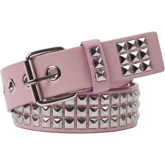 Leather Rock Pink Metallic Belt Leather Rock | Accessories | Leather Rock Pink Metallic Belt  main image 4