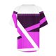 thumbnail image 2 of Tops de Hombro Frío para Mujeres Hombro Impreso Casual Insertado Cuello Redondo de Manga Corta, Moda Superior, 2 of 4
