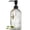 Clear-black Pump, variant on 18Oz Simple Glass Soap Dispenser with Black Rust Proof Pump,Refillable Kitchen soap Dispenser with Vertical Stripe, Bathroom Soap Dispenser for Dispense Hand soap, Dish Soap, Lotion.