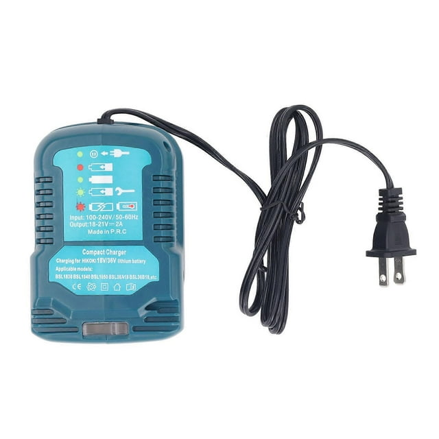 Chargeur de batterie au lithium compact et portable pour HIKOKI BSL1830 BSL1840 BSL1850 BSL36A18 BSL36818 18 V 36 V