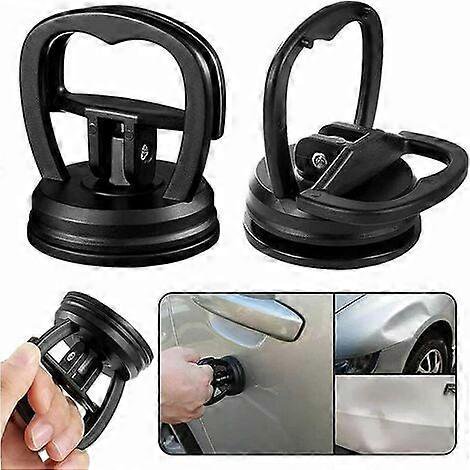 ZHAOCHENG Paquete de 2 herramientas para quitar y reparar abolladuras de automóviles con ventosas para manijas de ventanas, puertas, espejos y levantar objetos en movimiento de 5,7 cm