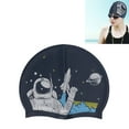 thumbnail image 1 of Swim Bathing  Silicone Waterproof Head Cover with Ear  for Adult Long Hair Water Sports, 1 of 8