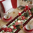 thumbnail image 5 of Tarmeek Christmas Table Runner Decration, 13x72in Seasonal Winter Xmas Holiday Christmas Table Runner for Kitchen Dinning Home Decor Christmas Decorations Indoor, 5 of 6