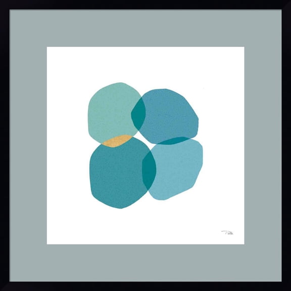 Great Art Now Side by Side III by Pela, Framed Wall Art, 23W x 23H