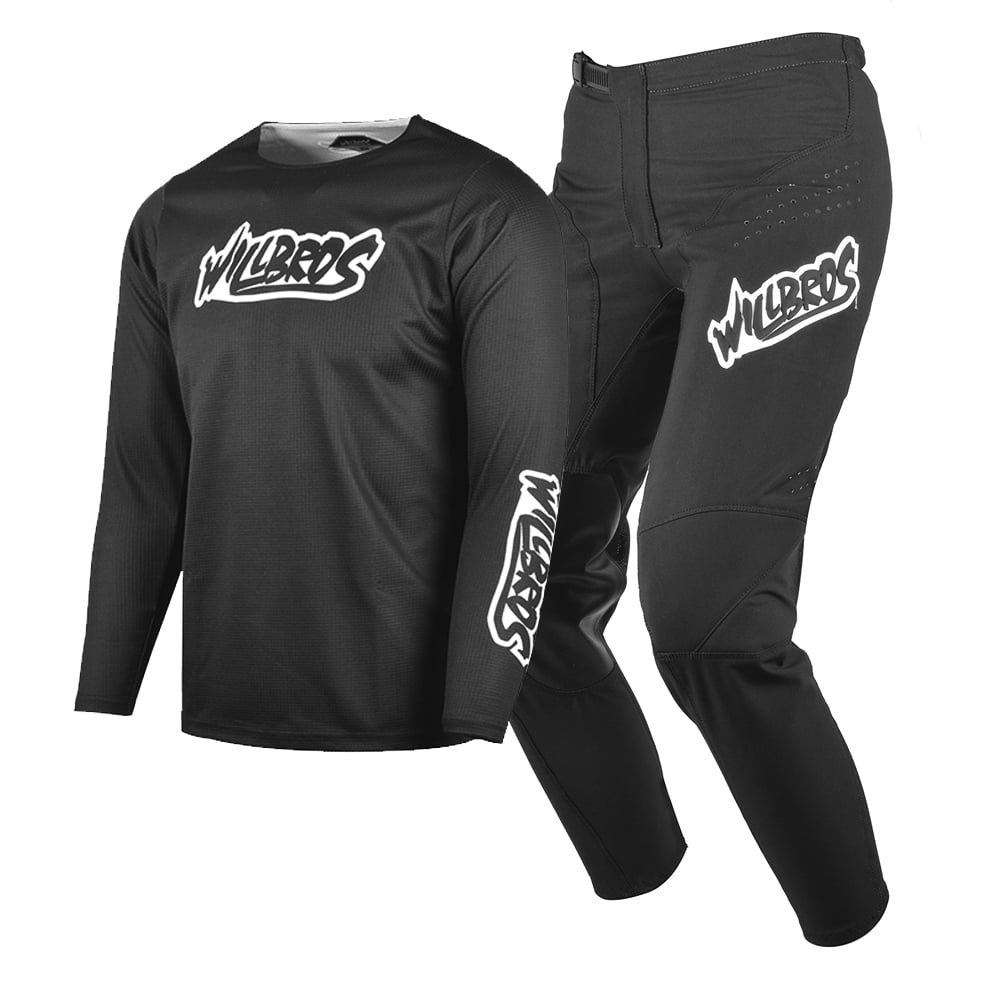 Ensemble d'équipement pour jeunes enfants, maillot de Motocross, pantalon  MX Combo ATV, tenue tout-terrain, Willbros Enduro, combinaison de cyclisme  pour garçons, Kits de vélo vtt