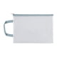 thumbnail image 1 of Bolsa de malla con cremallera, tamaño carta A4, de plástico transparente, impermeable, para guardar documentos, para viajes, escuela y oficina., 1 of 8