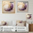 thumbnail image 4 of Designart "Lunar Spiral In Gold And Purple" Abstract Painting Wall Art Prints, 4 of 7