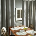 thumbnail image 4 of TOWN & COUNTRY BASICS Cabana Stripe Indoor Outdoor Placemats 4-Pack Set, Reversible and Easy Clean, Green/White, 15" Round, 4 of 13