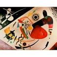thumbnail image 2 of Kandinsky, Wassily 18x15 Black Modern Framed Museum Art Print Titled - Red Spot II 1921, 2 of 4