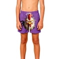 thumbnail image 6 of Toddler Boys Pull-on Shorts Breathable Fabric Angry Rooster Graphic Print Loose Fit Athletic Bottoms for Daily Wear Outdoor Activity, 5T-14Y, 6 of 9