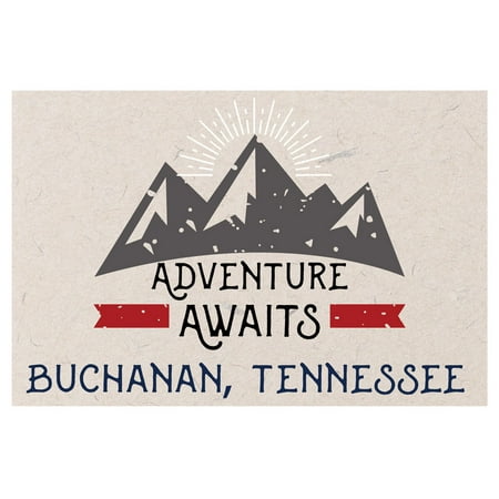 

Buchanan Tennessee Souvenir 2x3 Inch Fridge Magnet Adventure Awaits Design