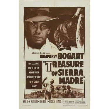 Pop Culture Graphics MOVAB17283 The Treasure of The Sierra Madre Movie Poster Print, 27 x 40