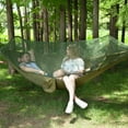 thumbnail image 2 of Automatic Hammock with Detacheable Mosquito Net for Outdoor Camping  Anti-Mosquito Tree-Shaped Swing Hammock  Practical and Durable  Leisure Mesh Hammock  Easy to Store, 2 of 6