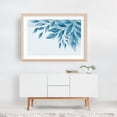 thumbnail image 5 of Blue Hour Gentle Foliage - Painting Botanical Minimalist Nature Floral Modern Art Oak Framed Wall Art Print 20 x 30 inches, 5 of 6
