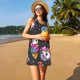 thumbnail image 3 of Fotbe Cat Icecream Vestido de Verano sin Mangas para Mujer – Vestido Midi Línea A, Estilo Camiseta Floral, Vestido Playero Casual y Fluido, 3 of 7