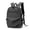 Dark Grey, variant on Solid Color Men's Nylon Waterproof Backpack,Dark Grey