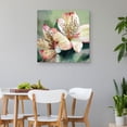 thumbnail image 2 of Tropical Lily Square by Studio Arts Canvas Art Print, 1.5" x 30", 2 of 4