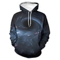 thumbnail image 4 of Sudadera con capucha para hombre, diseño de universo espacial, cielo estrellado, galaxia, vía láctea, moda urbana, sudaderas con capucha de gran tamaño para hombre, 4 of 4