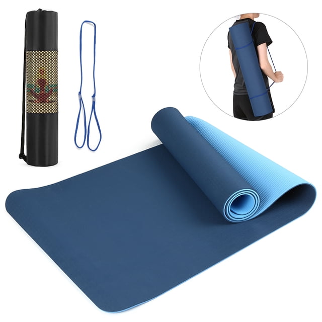 72x24IN Antideslizante Yoga Mat TPE Eco Friendly Fitness Pilates Gimnasia