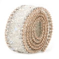 thumbnail image 2 of Diamond Ribbon2.5cm DIY Diamond Mesh Rhinestones Ribbon Crystal Chain Trim Ribbon Convenient Use, 2 of 8