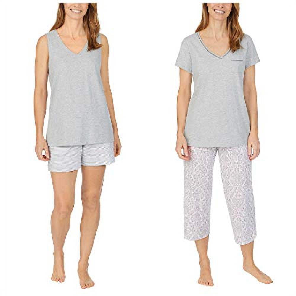 Carole Hochman Women's 4 Piece Pajama Set Variety
