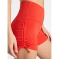 thumbnail image 2 of Avia Women's Side Ruched Bike Shorts, 4" Inseam, Sizes XS-XXXL, 2 of 5