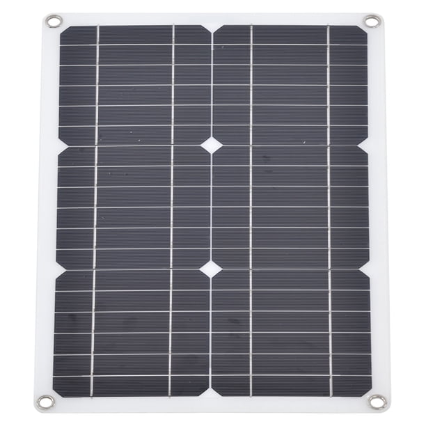 Panel solar con puerto USB dual, cargador de panel solar con puerto USB dual, panel solar portátil con mayor durabilidad