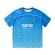 thumbnail image 2 of Venta de limpieza Camisetas informales a la moda para mujer, camisas de manga corta estampadas, jersey con cuello redondo, camisetas, camisetas de fútbol, estilo Azul S, 2 of 6