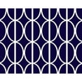 thumbnail image 2 of Simply Daisy, 18 x 14 Inch Ovals Go \'Round Geometric Print Placemat (set of 4), Pink/Fushcia, 2 of 2