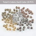 thumbnail image 5 of 100pcs 5 Colors Tibetan Spacer Beads 6mm Barrel Metal Spacer Beads Column Loose Connector Charm Beads for DIY Bracelet Necklace Jewelry Making, 5 of 8