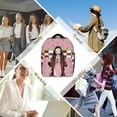 thumbnail image 5 of Kamado Nezuko Women Backpack Casual Stylish Shoulder Bag Large Capacity Daypack Rucksack, 5 of 8