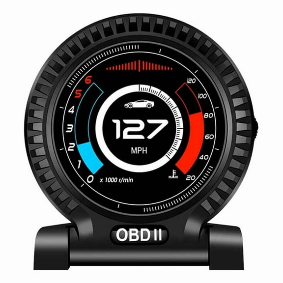 F10 Automobile Head Up Display On-Board Computer Car Digital Meter OBD2 EOBD Driving Computer Display Speedometer Coolant Temperature Gauge
