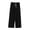 Black, variant on Plus Size Wide Leg Pants for Womens Drawstring Elastic Waist Palazzo Lounge Pant with Pockets 3X-5X