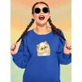 thumbnail image 2 of Disappointed Kitten Sweatshirt Women -Kayomi Harai Designs, Female XX-Large, 2 of 4