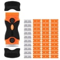 thumbnail image 1 of Raspador De Doble Cara Con Mango De Plástico, Raspador De Placa De Cerámica Y Vidrio, Limpiador Para Quitar Pegamento, Pegatinas De Etiquetas De Pintura 41 Unids/Set Speravity HA034823-00, 1 of 6