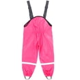 thumbnail image 2 of ICHUANYI Unisex Children's Rain Dungarees Windproof and Waterproof Mud Trousers, 2 of 7