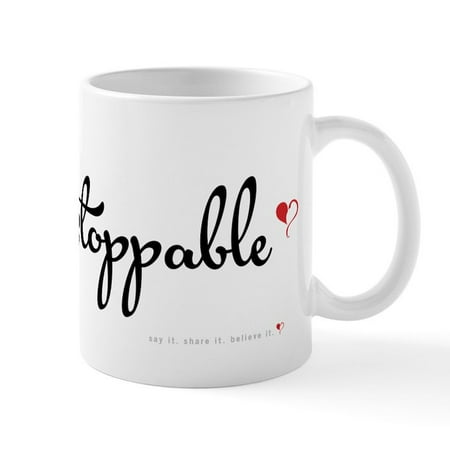 

CafePress - I Am Unstoppable Mugs - 11 oz Ceramic Mug - Novelty Coffee Tea Cup