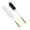 White+black, variant on Long Bottle Brush, 15.35 in Bendable Cleaner Brushes for Cleaning Neck Beer Bottles, Wine, Baby Bottles, Water Bottles, Tumblers, Flask, Bird Feeder, Vase, Pipes and Brewing Supplies Blue/1Pack